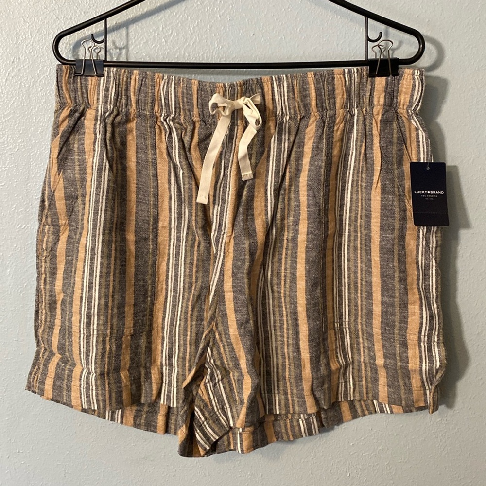 NWT Lucky Brand Linen-Blend Shorts